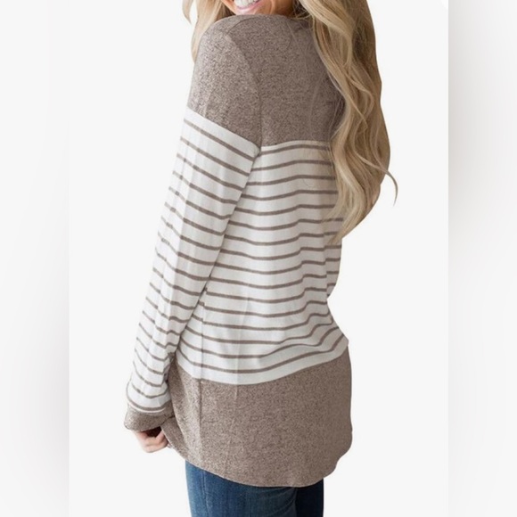 Women’s Long Sleeve Round Neck T-Shirt - Picture 2 of 7